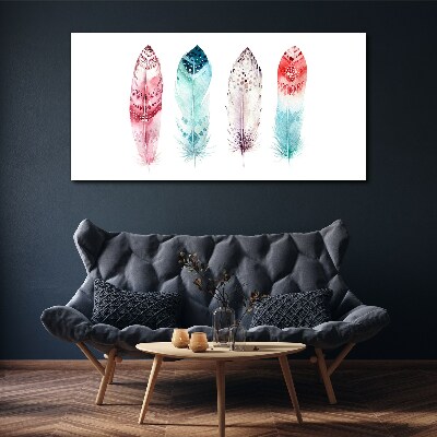 Vászonkép Pasztell árnyalatú tollak