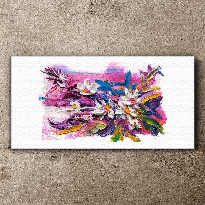 Vászonkép Színes virágok absztrakt kompozícióban