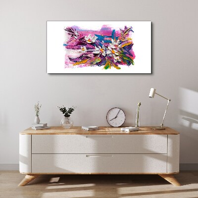 Vászonkép Színes virágok absztrakt kompozícióban