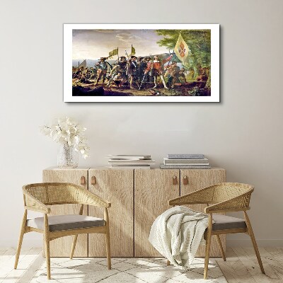 Vászonkép Az Újvilág meghódítása