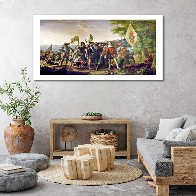 Vászonkép Az Újvilág meghódítása