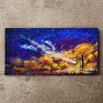 Vászonkép A kreativitás kozmikus víziója