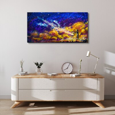 Vászonkép A kreativitás kozmikus víziója