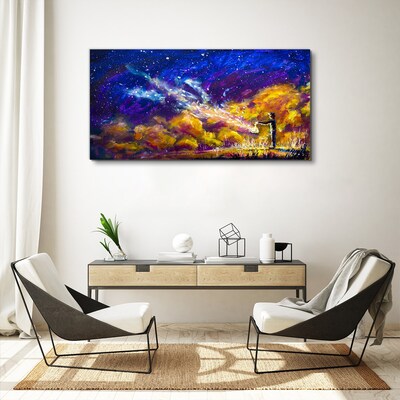 Vászonkép A kreativitás kozmikus víziója