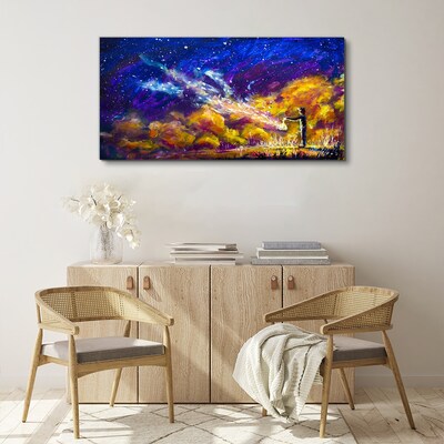 Vászonkép A kreativitás kozmikus víziója