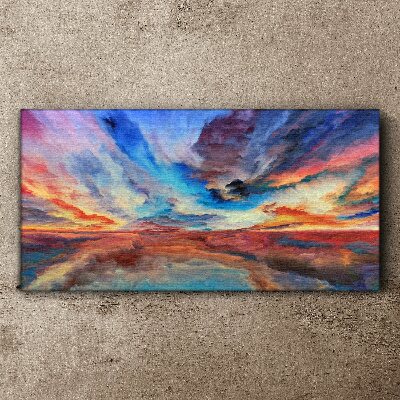 Vászonkép Naplemente az ég színeiben