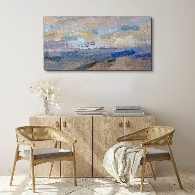 Vászonkép Békés ég a tenger felett