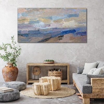 Vászonkép Békés ég a tenger felett