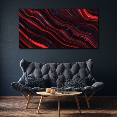 Vászonkép Vörös és sötétkék hullámai