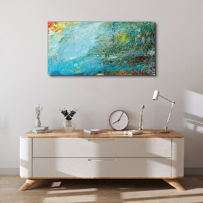 Vászonkép Absztrakt színjáték