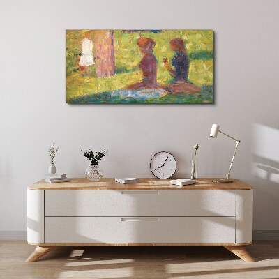 Vászonkép Megörökített pillanatok pasztell színekben