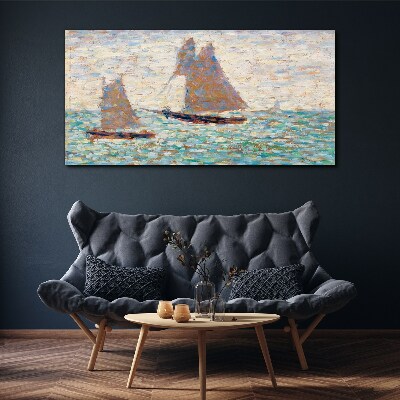 Vászonkép Nyugodt tengeren vitorlázik