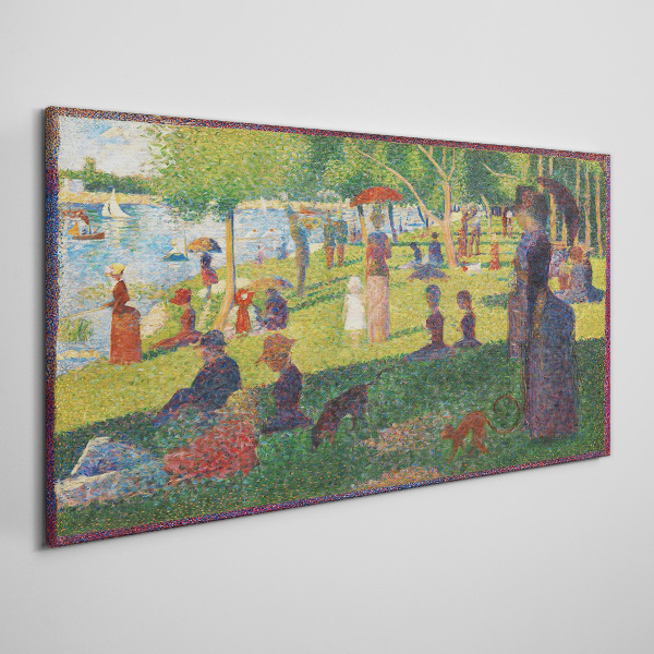 Vászonkép Egy nyári nap a tónál