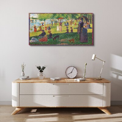 Vászonkép Egy nyári nap a tónál