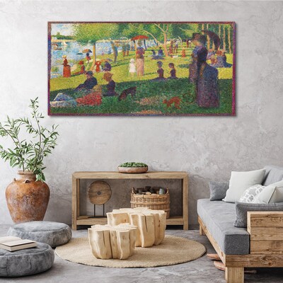 Vászonkép Egy nyári nap a tónál