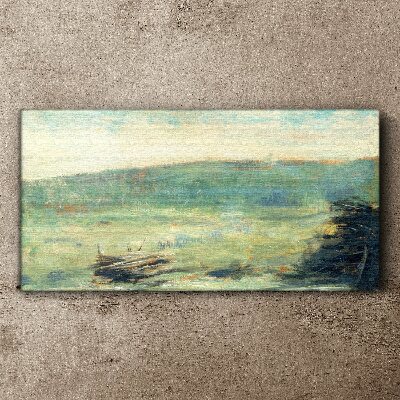 Vászonkép Békés táj pasztell tónusokkal