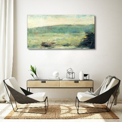 Vászonkép Békés táj pasztell tónusokkal