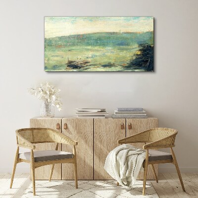 Vászonkép Békés táj pasztell tónusokkal