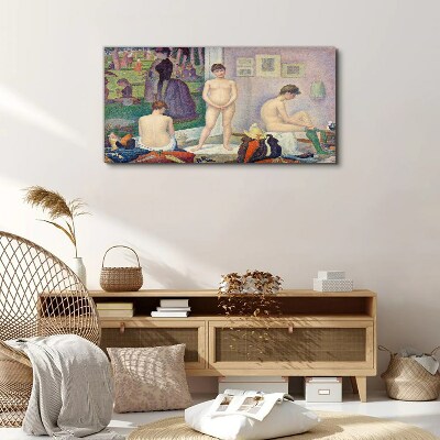 Vászonkép Meghitt pillanatok a kertben