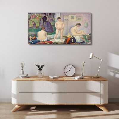 Vászonkép Meghitt pillanatok a kertben