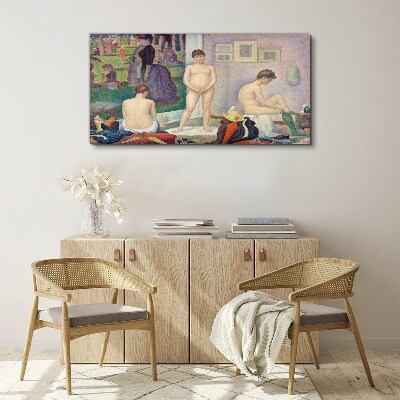 Vászonkép Meghitt pillanatok a kertben