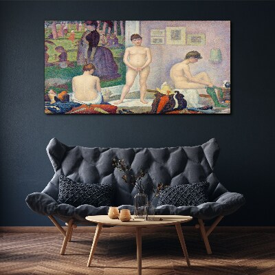 Vászonkép Meghitt pillanatok a kertben