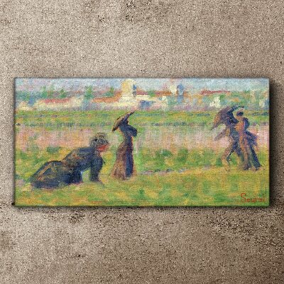 Vászonkép Séta a napon