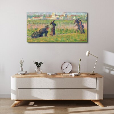 Vászonkép Séta a napon