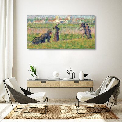 Vászonkép Séta a napon