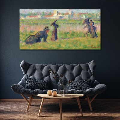 Vászonkép Séta a napon