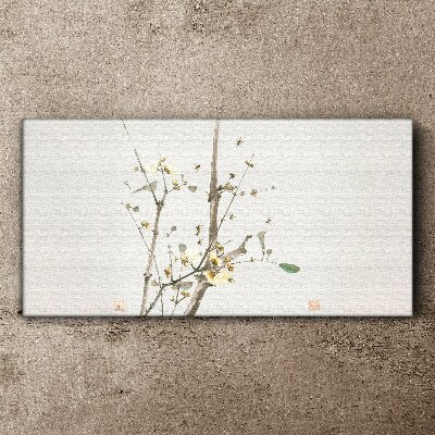 Vászonkép Finom tónusú virágág