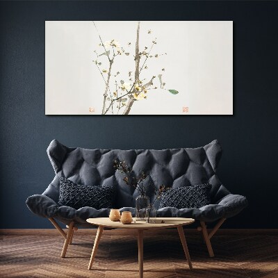 Vászonkép Finom tónusú virágág