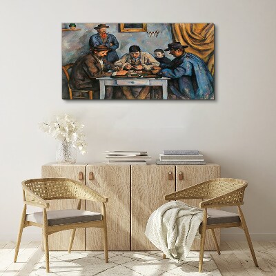 Vászonkép Kártyázás