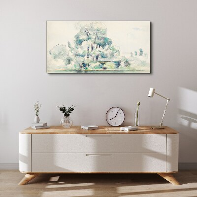 Vászonkép Békés táj pasztell árnyalatokban