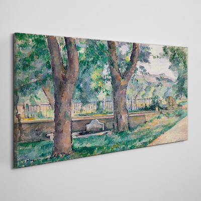 Vászonkép Nyári délután a parkban