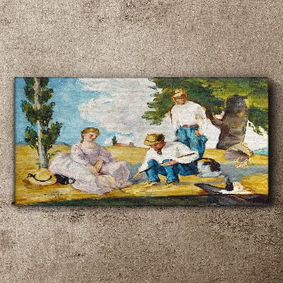 Vászonkép Nyári délután vidéken