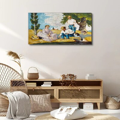 Vászonkép Nyári délután vidéken