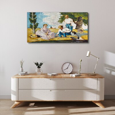 Vászonkép Nyári délután vidéken