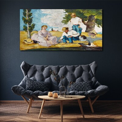 Vászonkép Nyári délután vidéken