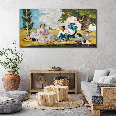 Vászonkép Nyári délután vidéken