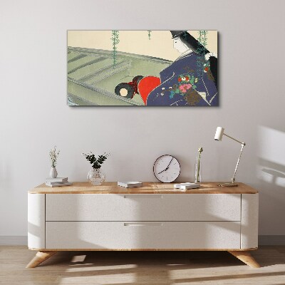 Vászonkép Béke a kertben