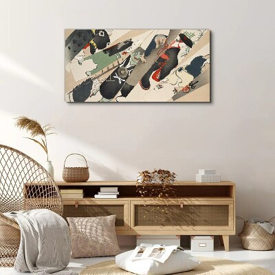 Vászonkép Táncoló állatok mozgásban