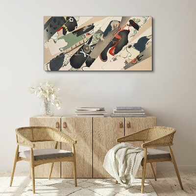 Vászonkép Táncoló állatok mozgásban