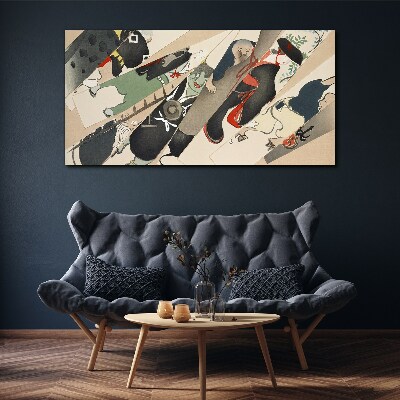 Vászonkép Táncoló állatok mozgásban