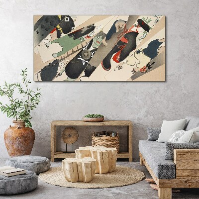 Vászonkép Táncoló állatok mozgásban