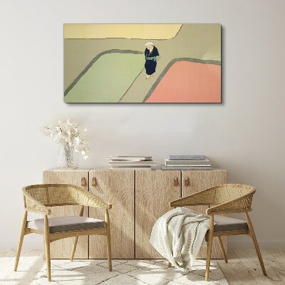 Vászonkép Séta a színes kereszteződésben