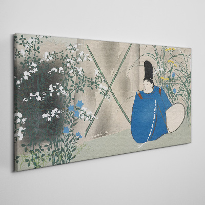 Vászonkép Béke a kertben