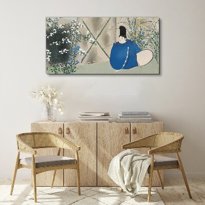 Vászonkép Béke a kertben