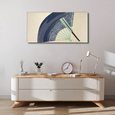 Vászonkép Hullám és legyező