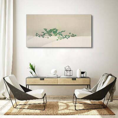 Vászonkép Finom növények semleges alapon